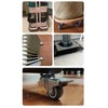 Screw Type Caster Caster M6 Screw with Brake, Set of