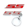 SS Letter Grille Fender Lid Trunk Emblem Badge Plus SS