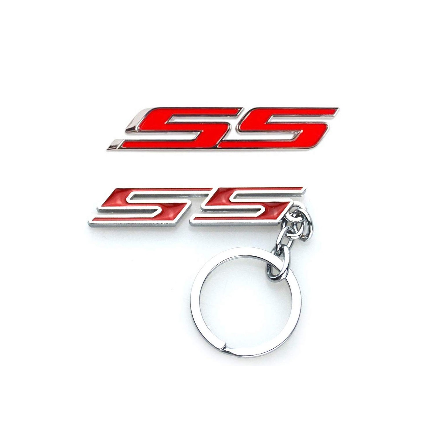 SS Letter Grille Fender Lid Trunk Emblem Badge Plus SS keychian for ...