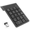 Wireless Numeric Keypad 2.4G Portable Ergonomic Mini Numpad with USB