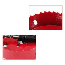 BE-TOOL Hole saw, 1 piece bi-metal saw cutter drill M42 hole opener tooth for pipes, plastic, stainless steel, iron, aluminium, metal, wood