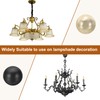 PATIKIL 25mm Lamp Shade Finial, 4 Pcs Lamp Finials Caps
