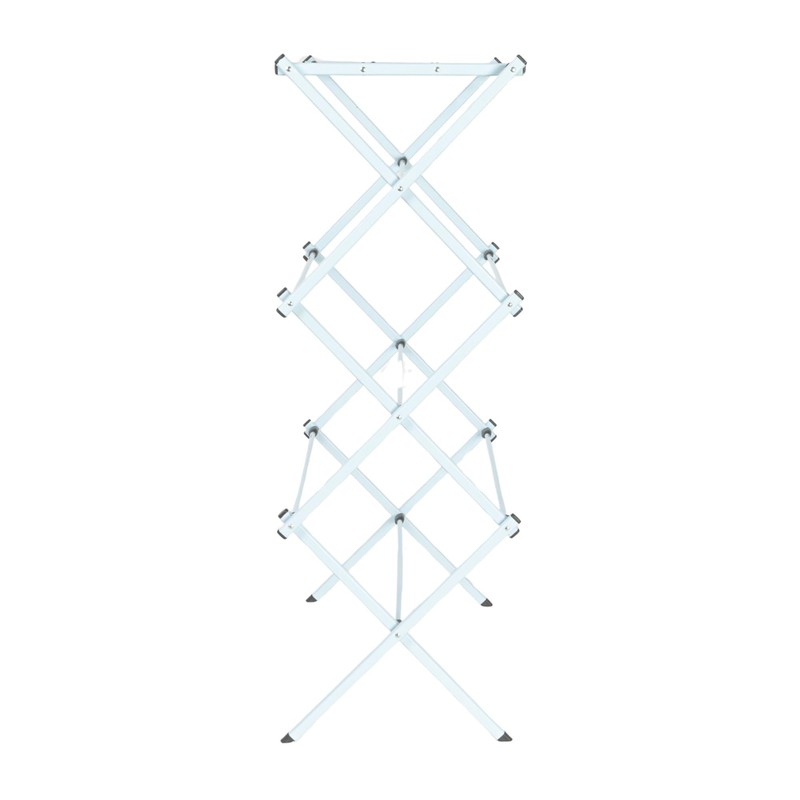 Household Essentials Folding Clothes Drying Rack with Strong Steel Frame