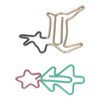 100pcs Paper Clips Lovely Christmas Tree and Deer Shape Metallic