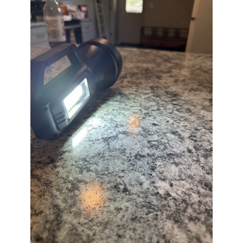 Searchlight TJ-899T Rechargeable Flashlight Spot LED Waterproof Lamp Solar USB