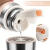 Stainless Steel Flask with Cup 700ml/23.6oz Vacuum Insulated Thermo Bottle