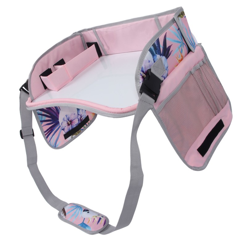 Kids Travel Tray Erasable Drawing Board Organization Pockets Activity Essentials