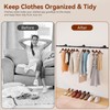 IBUYKE Industrial Pipe Clothes Rack, 61.4 Inch Wall Mounted Clothing