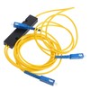 DOITOOL Pcs Fiber Splitter Tv Optical Cable Splitter Fused Optical