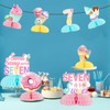 Jollyboom Sweet Sassy and Seven Birthday Decorations Girls, 8pcs Donut