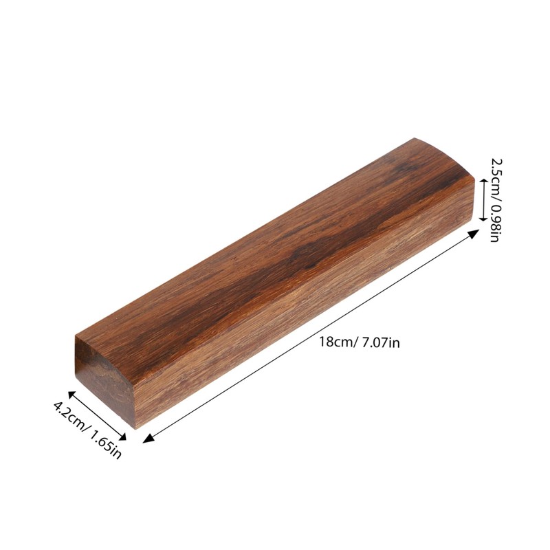 Operitacx Pack of 2 Bamboo Calligraphy Ruler Table Paperweight Chinese