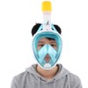 Outdoor Adult Goggle All Dry Silicone Antifog Snorkeling Face Shield