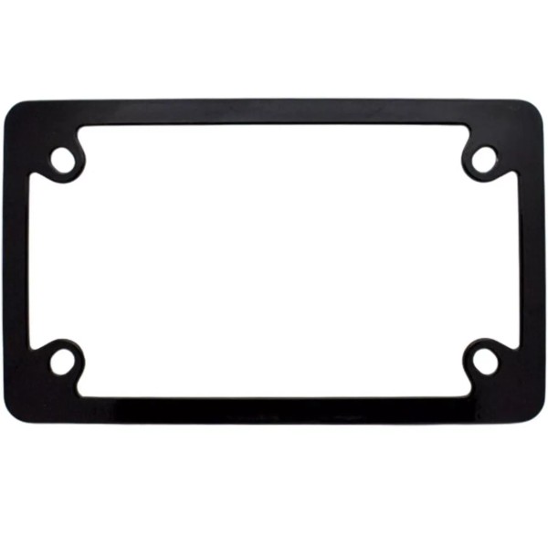 3K Design Motorcycle License Plate Frame Black