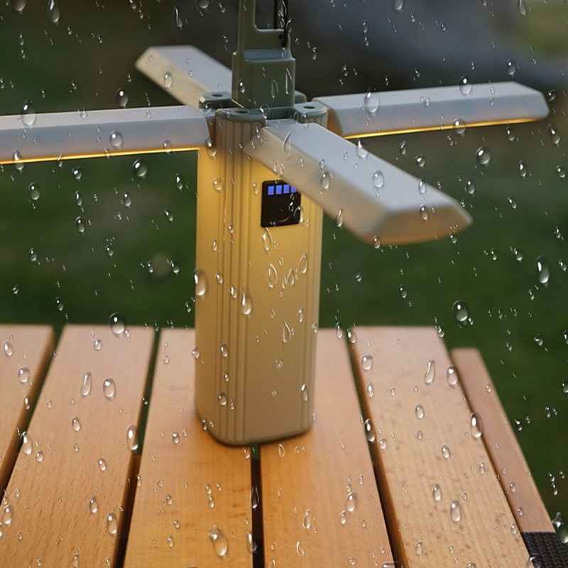 Rechargeable Camping Lantern Professional Waterproof 3 Modes High Brightness Foldable