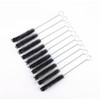 yueton Pack of 10 Black Nylon Tube Pipe Nozzle Brush