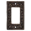 Lulu Decor, Fleur De Lis Cast Iron Rocker Light Switch