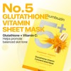 Nubujin No. 5 Sheet Mask |Vitamin Spotlight Glutathione and C