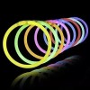 RIVERSOFY 2tubo 100 Pulseras Luminosas Fluorescentes Fiesta Brillantes