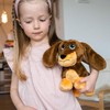 Bauer Spielwaren - Sad Dachshund Dog Cuddly Toy with Sad