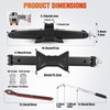 Nilight Scissor Jack Kit for Car 1.5 Ton(3307 lbs), Heavy