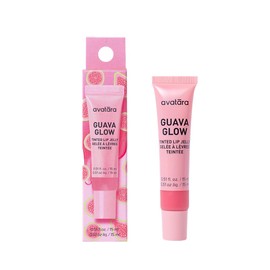 Guava Glow Tinted Lip Jelly, Nourishing, Tinted Lip Treatment, 15mL/0.15 Fl Oz
