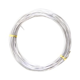 20 Metres Stainless Steel Craft Wire, 17 Gauge 1.2 mm Thick Stainless Steel Sculpture Wire, Fitting Wire for Sculpture, Flexible Metal Wire for Making Dolls Skeleton, DIY Crafts