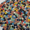 500g/1.1lb Random Color Irregular Ceramics Mosaic Tiles,DIY Making Creative Ceramic