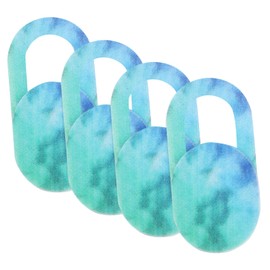jojofuny 4pcs Laptop Camera Cover Slide Webcam Privacy Protector Abs Material Slim Easy Application Decorative Pattern for Computer