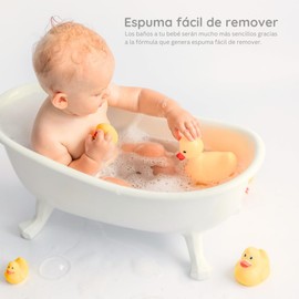 CHIQUI MUNDO Shampoo & Body Wash (500 ml) para Bebé Origen Natural Calmante Acondicionador Bactericida y Antiséptico Libre de Parabenos, Sulfatos, Siliconas, Colorantes Artificiales y Conservadores. Hecho a base de Miel, Vitamina E y Aloe Vera