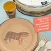 PARTY PARTY 16 Safari Party Plates Environmentally Friendly Kraft Paper