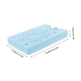WOONEKY Ice Pack Food Cooler 2pcs Reusable Cooler Bag Freezer Blocks Reusable Insulated