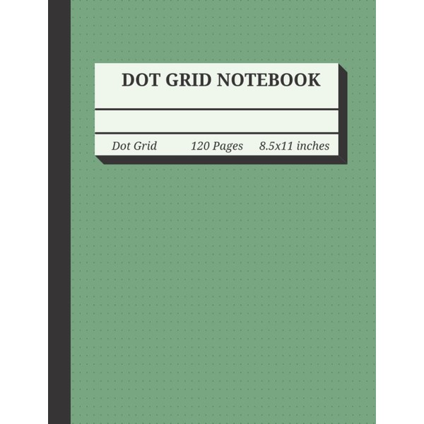 Dot Grid Notebook: Dot Grid Notebook, journal, paper, 8.5 X