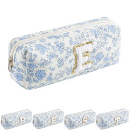 JOVAKIT - Bolsa de maquillaje pequeña del alfabeto para mujeres, regalos de Navidad para niñas, regalo de Navidad para niñas, bolsa de aseo de viaje, bolsa de maquillaje con cierre, bolsa organizadora