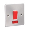 Wall Plate Switch Double Inlet Outlet 45A Air Conditioning Panel