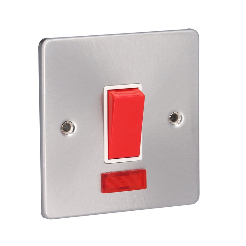 Wall Plate Switch Double Inlet Outlet 45A Air Conditioning Panel