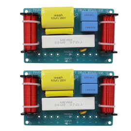 ieron 2 Piece Speaker Filter Crossover Kit, 3 Way Speaker Crossover, 3 Unit Crossover Filter for Speaker