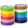 Oleitodh 12 Rolls Colored Masking Tape-1 inch x 660 Yards