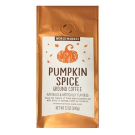 World Market Limited Edition Naturally Flavored Ground Coffee 12oz, 1 Pack (Pumpkin Spice)