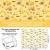 Construction Worker Pattern Wrapping Paper Set, 12 Sheets Construction Wrapping