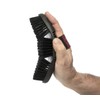 LeMieux Flexi Soft Body Brush for Horses - Black -