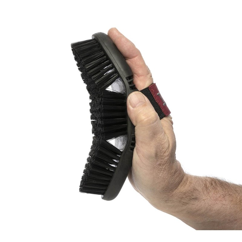 LeMieux Flexi Soft Body Brush for Horses - Black -