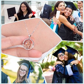 Shonyin 5th Grade Graduation Gifts for Her 2024 Compass Necklace, Graduation Necklace for Elementary Fifth Grade Grad Jewelry Gifts for Her Daughter