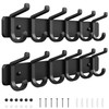 pickpiff Coat Rack Wall Mounted Heavy-Duty: Metal Coat Hanger 6