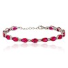MAX + STONE Real Diamond and Created Ruby Bracelet in