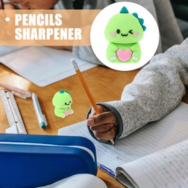 Animal Pencil Sharpener for Kids Cute Pencils Sharpener Cartoon Dinosaur Manual Pencils Sharpener for Boys Girls Graduation (Dinosaur)