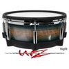 Skin Wrap Compatible with Roland PD-140DS Drum Exotic Wood Pommele