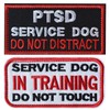 J.CARP 2 Pieces PTSD Service Dog Do Not Distract Patch,