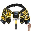 Tool Belt, 27-Pockets Tool Belts for Men Work Belt Pouch
