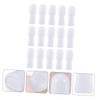 VICASKY 50ml Refillable Roller Bottles 15pcs Plastic Roll-on Containers Roller