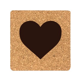 eBuyGB Scrabble Drinks Coasters, Square Cork Coaster, Individual Alphabet Letters, Scrabble Tiles with Score Marks - Personalise Your Own Scrabble Words (<3)